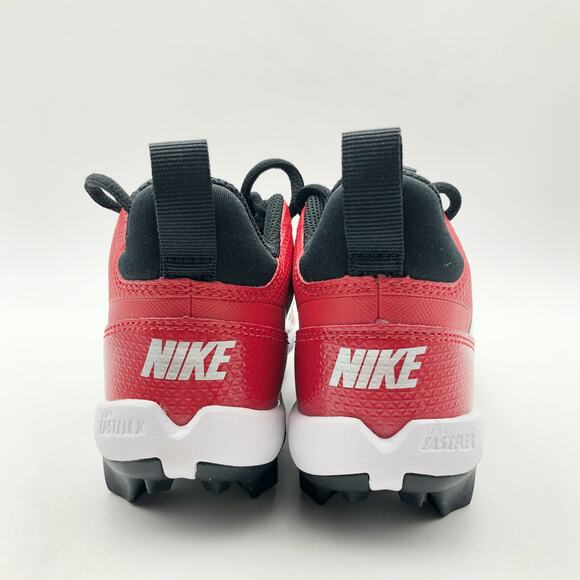 Nike Boys' Alpha Menace 4 Shark Football Cleats Size 10 Red White NWOB - Picture 9 of 11